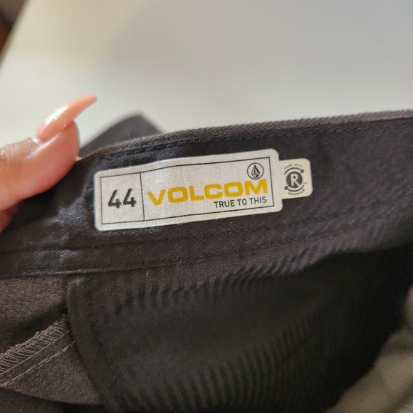 Volcom Mens 10" Flat Front Shorts Gray Size 44 - Picture 5 of 8